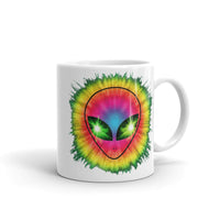 Colorful Alien White glossy mug