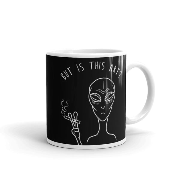 But is this Art? White glossy mug