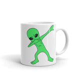 Alien Dab 3 White glossy mug