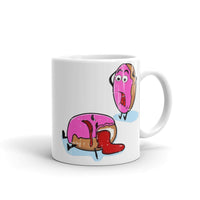 Dead Donut White glossy mug