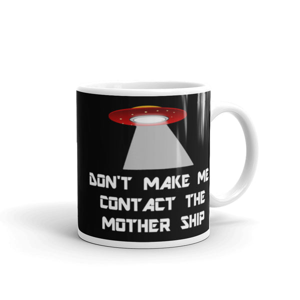 Mother Ship White glossy mug