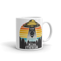 ETH UFO White glossy mug