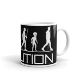 Alien Evolution 2 White glossy mug