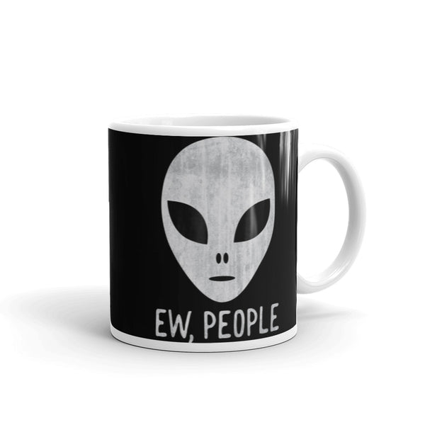 Ew, People White glossy mug