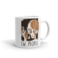 Ew, People 5 White glossy mug