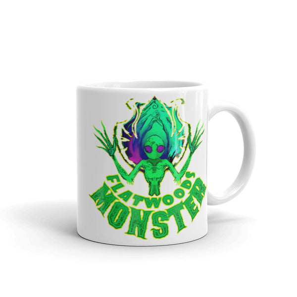 Flatwoods Monster White glossy mug