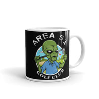 Area 51 Golf Club White glossy mug