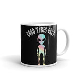 Good Vibes Only White glossy mug