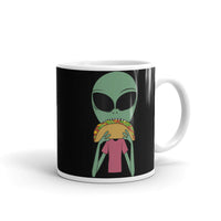 Alien Taco White glossy mug