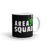 Area 51 Squad White glossy mug