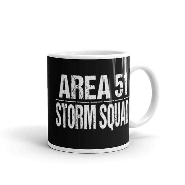 Area 51 Storm Squad White glossy mug