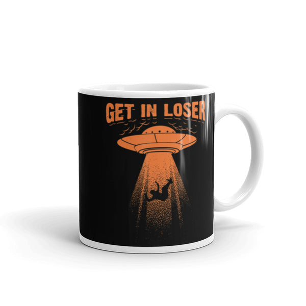 Get in Loser 2 White glossy mug