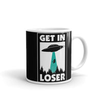 Get in Loser 3 White glossy mug