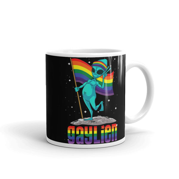 Gaylien White glossy mug