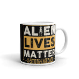 Alien Lives Matter (Storm Area 51) White glossy mug