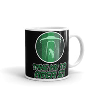 Take Me to Area 51 White glossy mug