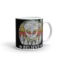 Believe (Alien) White glossy mug