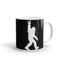 Bigfoot Rocks White glossy mug