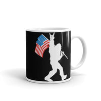 Bigfoot Rocks (USA) White glossy mug