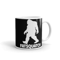 Fatsquatch White glossy mug