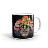 Bigfoot Granny White glossy mug