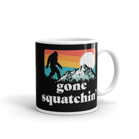 Gone Squatchin' White glossy mug