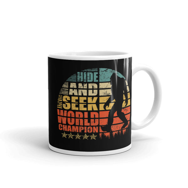 Hide and Seek World Champion White glossy mug