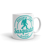 Sasquatch Research Team White glossy mug