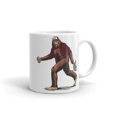 USA Bigfoot White glossy mug