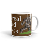 Bigfoot is Real White glossy mug