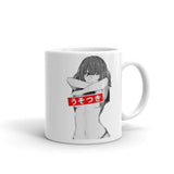 Lewd Anime White glossy mug