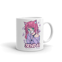 Senpai White glossy mug