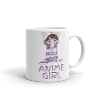 Anime Girl White glossy mug