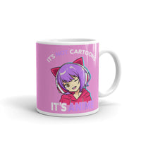 Not Cartoons, Anime White glossy mug