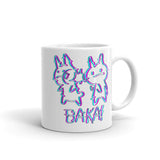 Baka! White glossy mug