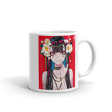 Waifu Girl 2 White glossy mug