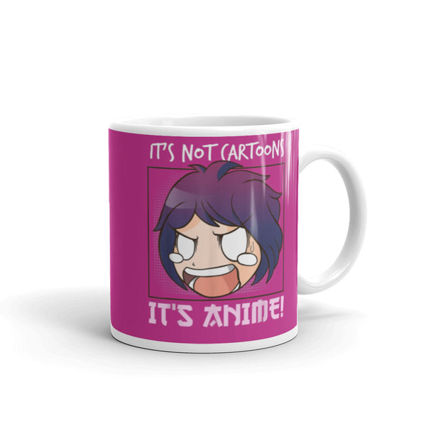 It's Anime White glossy mug