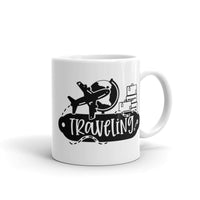 Traveling White glossy mug