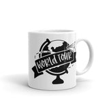 World Tour White glossy mug