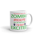 The Hardest Part of the Zombie Apocalypse White glossy mug