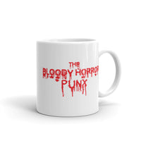 The Bloody Horror Punx (Text 5) White glossy mug