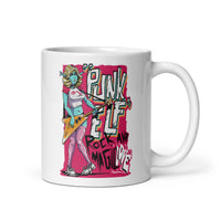 Punk Elf White glossy mug