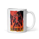 Sinner White glossy mug