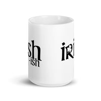 Irish-ish White glossy mug