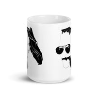 Floridaman Silhouette White glossy mug