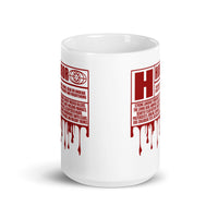 Horror Rating White glossy mug