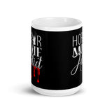 Horror Movie Addict White glossy mug