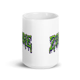 Zombie White glossy mug