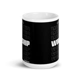 Made to Worship White glossy mug