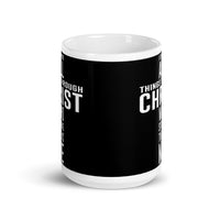 I Can Do All Things Through Christ White glossy mug